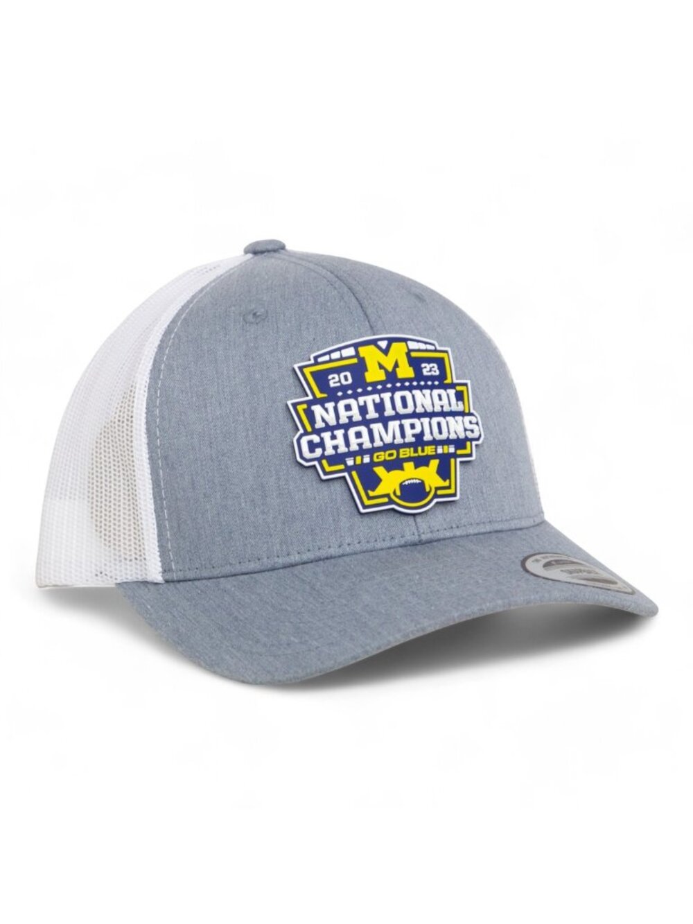 Michigan Wolverines 2023 College Football National Champions 3D YP Trucker Hat